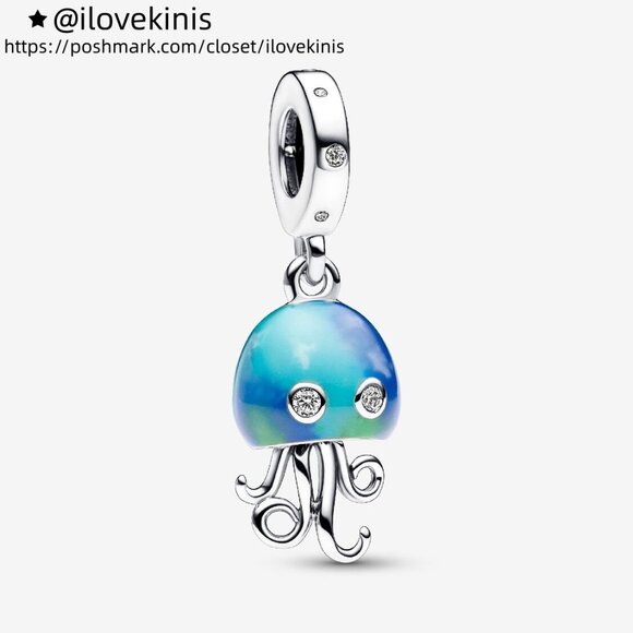 Pandora Colour-changing Jellyfish Dangle Charm - Picture 1 of 4